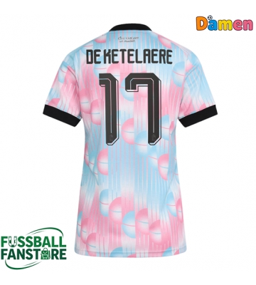 Belgien Charles De Ketelaere #17 Replik Auswärtstrikot Damen WM 2026 Kurzarm